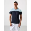 Tommy Life Majica T-Shirts svetlo modra / temno modra