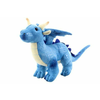 Uni-Toys Plišasti zmaj modre barve 20 cm EKOLOŠKO PRIJAZNO