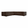 Temno rjava usnjena kotna zofa (obojestranska) Madame - Windsor & Co Sofas