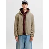 JACK & JONES Jopa iz flisa JJEMASON svetlo rjava