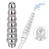 SuperLove Gradual Beads Enema Shower Nozzle Silver