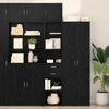Highboard Crni hrast 40 x 42,5 x 185 cm Konstruirano drvo