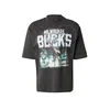 NEW ERA Majica NBA turkizna/antracit/bela