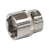 Silverline Ključ vtičnice 28 mm 1/2 HEX kratka srebrna črta