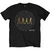 The Beatles Majica Abbey Road Songs Swirl Foiled Unisex Black L