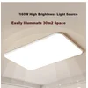 Sanxingzhaoming Plafonska lampa LED, 160 W, Bela