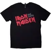 Iron Maiden Majica Est. 1975 Slanted Logo Unisex Black S