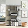 Hanah Home Harmon Anthracite Polica za knjige 90x25x127.4cm, Siva