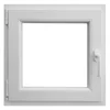 Prozor pvc jednokrilni 60x60cm levo otvaranje 6-komorni
