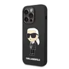 KARL LAGERFELD Maska za telefon Hc Silicone NFT Ikonik za iPhone 15 Pro crna