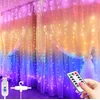 LED svetlobna zavesa 3x2,8m - večbarvna
