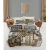 Hanah home Komplet posteljine 474, 160x220cm, Smeđa