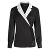 Karl Lagerfeld Bluza črna/bela