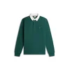 TOMMY HILFIGER Majica ESSENTIAL temno zelena / bela