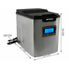 Ruhhy 120W LCD barski aparat za izdelavo ledenih kock 2,2l ledomat inox