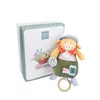 Doudou Darilni set Plišasta kravica Aneth z glasbo 20 cm