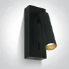 ZIDNA SVJETILJKA LED 3W/3000K/150lm/USB/CRNA