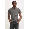 Kratka majica Tommy Jeans moška, siva barva, DM0DM09586