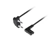 slomart Napajalni kabel Lanberg EURO (radijski) CEE 7/16 - IEC C7, 1.8m, kotni VDE, črn