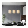 Eglo - LED luster na sajli TUNJA 3xE27/60W/230V krem