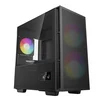 DeepCool CH360 Kućište DIGITAL ATX, Bočno staklo, Dual Status Display, 2xLED 140mm +1x120mm, USB-C, Crno