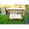 Hanah Home Baštenska ljuljaška Luna Deluxe 2600 200x200x70cm Bež