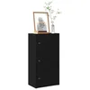 Regal za knjige crni hrasta 40x24x77 cm od konstruiranog drva