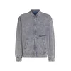 KARL LAGERFELD JEANS Jopa na zadrgo siva/svetlo siva/črn denim