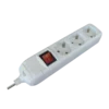 Produžni kabl + 3 utičnice + prekidac 3x1,5mm - 3m