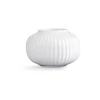 Bel porcelanast svečnik za čajno svečko Kähler Design Hammershoi, ? 10 cm