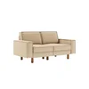 ATELIER DEL SOFA 2-Seat Sofa Sparrow 2 Sand Walnut