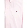Bombažna srajca Tommy Jeans ženska, roza barva, DW0DW22078