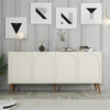 HANAH HOME Komoda Lyon 81 Cream Walnut