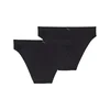 PUMA Womens Briefs (2-Pack), Women, Black, L