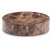 Posuda za sitnice MAKARYD O10xV2cm efekat mermera braon