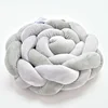 KikkaBoo Pletenica za krevetac trostruka 180 cm Grey (KKB51141)