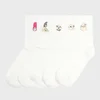 Cropp - Pakovanje od 5 para čarapa - white