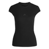 Adidas Ženska majica W Coq Tee Black JZ0278, Okrugli izrez, Crna