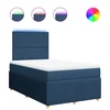 vidaXL vidaXL Box spring postelja z vzmetnico modra 120x190 cm blago, (21305096)