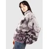 Dravus Glacier Cozy Fleece Sweater violet landscape