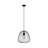 Viseći luster OVELLA na kablu 1xE27/15W/230V, prečnik 36 cm, crne boje