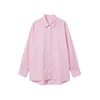 Pull&Bear Bluza mornarska/svetlo roza/bela