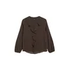s.Oliver BLACK LABEL Bluza temno rjava