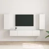 TV zidni ormar 2 pcs Bijelo 30 x 31 x 80 cm Konstruirano drvo