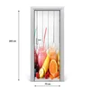 tulup.si Samolepilni tapete na vratih Pisani koktajli 75x205 cm
