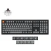 Keychron K10 Max brezžična mehanska tipkovnica, rjava stikala, RGB, črna (K10M-H3-UK)