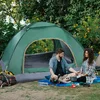 Pop-up kamp šator 3-4 osobe 200×200×135 cm brzo postavljanje, vodootporan i prenosiv