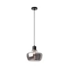 Redo 01-4046 - Luster na sajli ATLANTIS 1xE27/42W/230V, prečnik 26 cm, crna