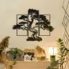 Bonsai - M386 Crni Dekorativni Metalni Zidni Pribor (3 Komada)