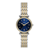 Fossil Ženski sat Carlie Mini, Teget-zlatne boje